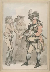 Der Rekrutierungssergeant, um 1790